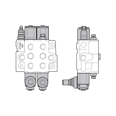 распределитель ami 302 p2s(160) ab6 c1 r4(200) x2