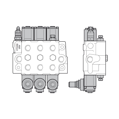 распределитель ami 303 p2s(160) ab6 c1 r4(200) x3