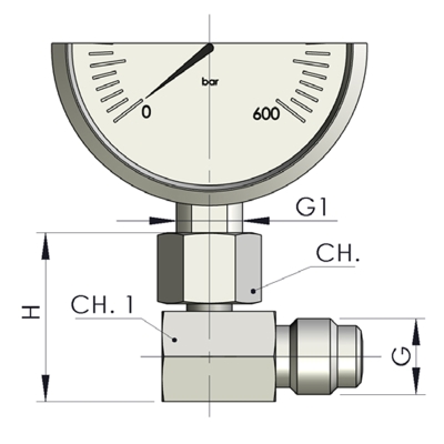 адаптер манометра 21140000