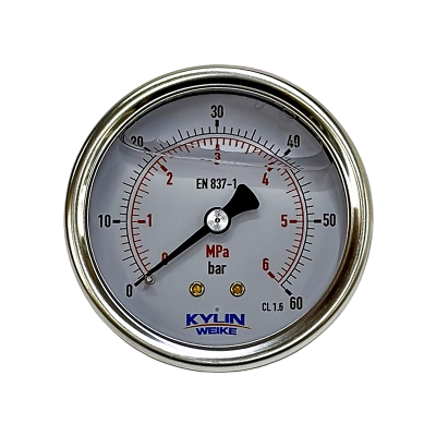 манометр осевой kwi p150-63-cb-s-03-n/a-60br&6mp (63 мм, 0-60 бар, 1/4")