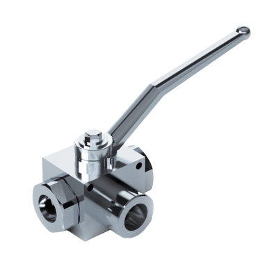 кран шаровый трехходовой rs 3 vie 3/4" (v0862)