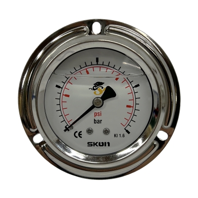 манометр осевой с фланцем skon 326-21-123-00060j (60 мм, 0-60 бар, 1/4")