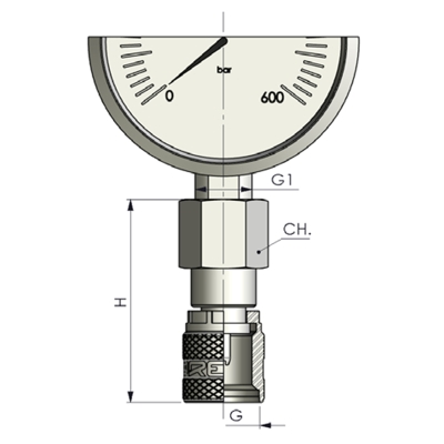 адаптер манометра 20140000