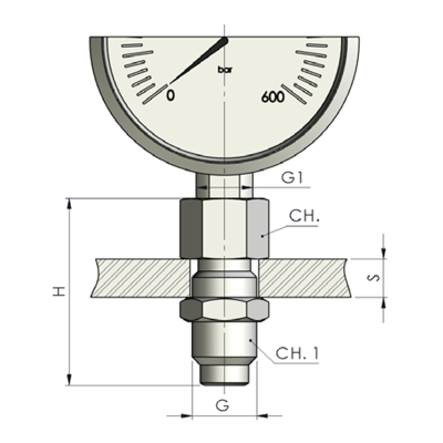 адаптер манометра 18140000
