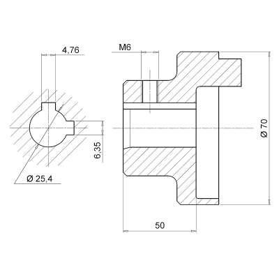 полумуфта sgea21g040502ffg