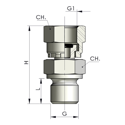 адаптер манометра 1814m000